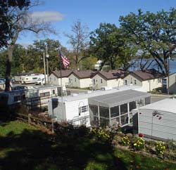 Cabins at Shady Acres Resort.