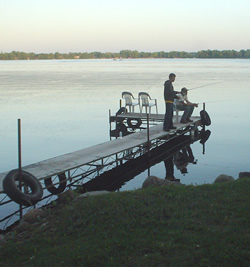 Roberds Lake at Shady Arcres Resort.